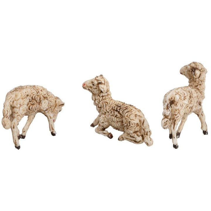 Set 12 ovejas para figuras de 8 cm