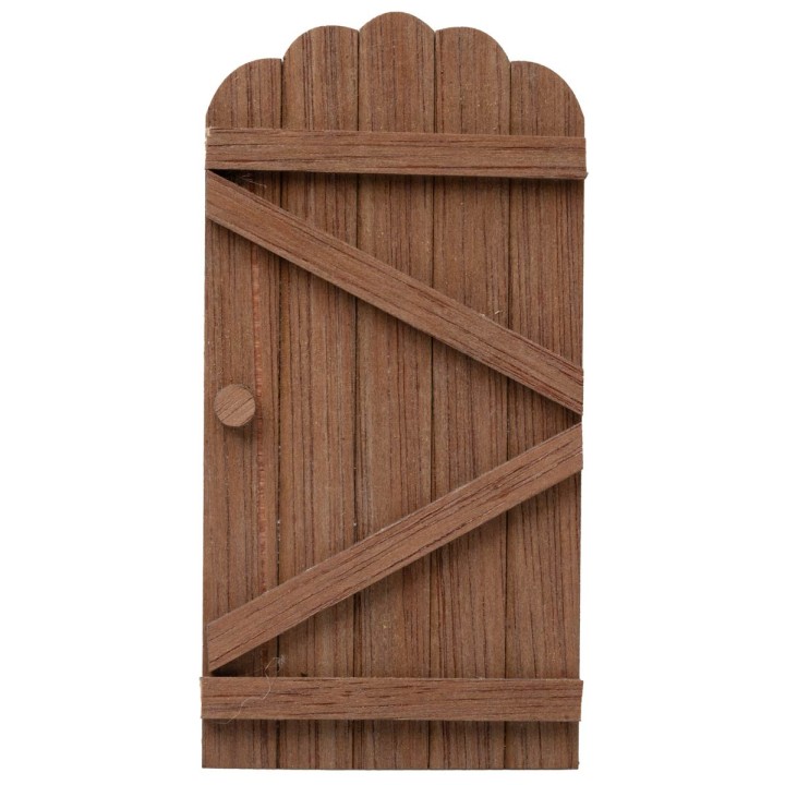 Puerta de madera estructura en Z cm 7x14 h