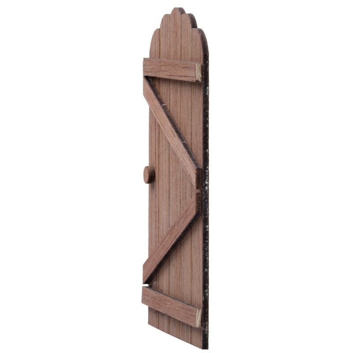 Puerta de madera estructura en Z cm 7x14 h
