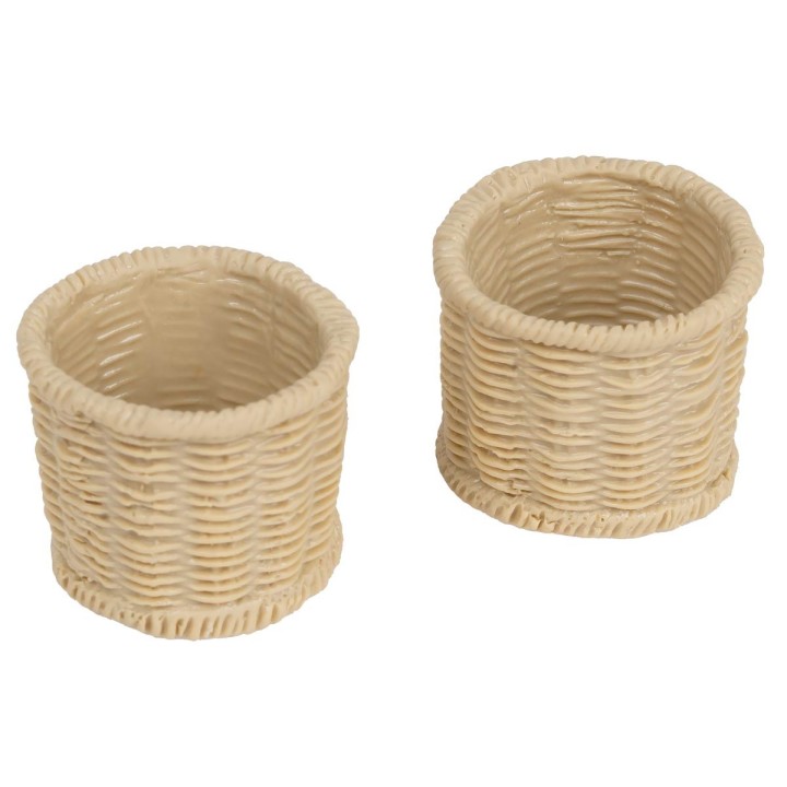 Conjunto de 2 cestas en pvc Ø 2,5cm