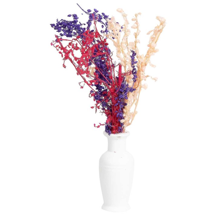 Flower vase in assorted colors cm 1.5x6h