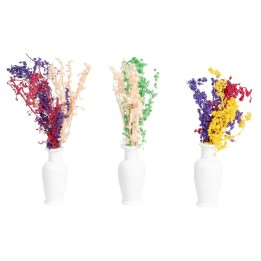 Flower vase in assorted colors cm 1.5x6h
