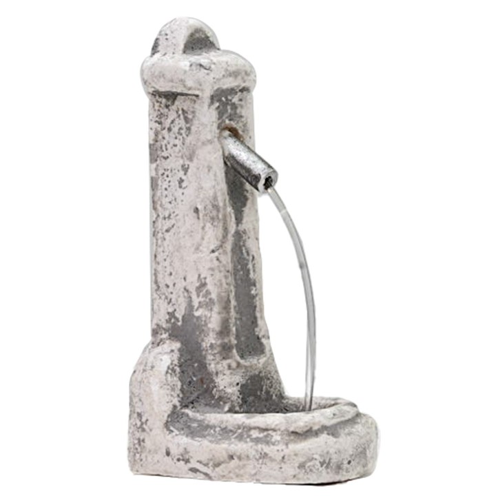 Fontana a colonna in gesso cm 2,5x2x5 h
