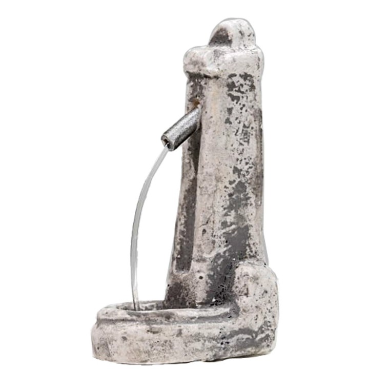 Fontana a colonna in gesso cm 2,5x2x5 h