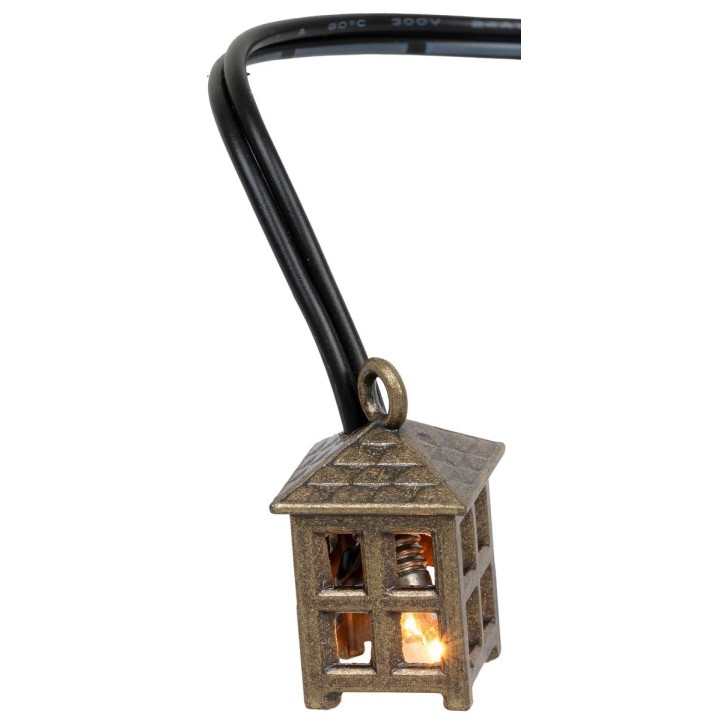 White light lantern with wire 3.5 Volt cm 2h