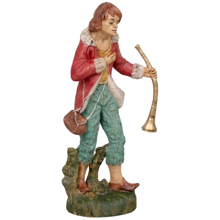 Pastore con strumento musicale 30 cm in Pvc