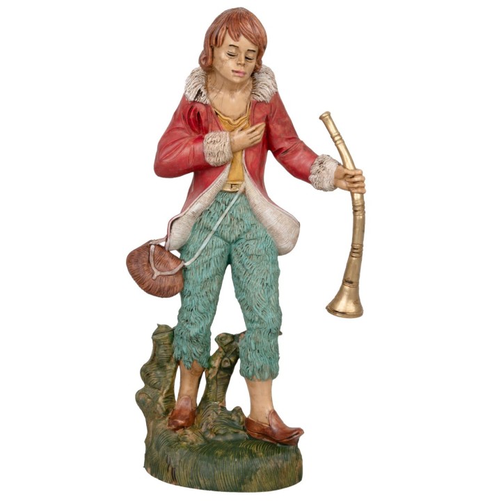Pastore con strumento musicale 30 cm in Pvc