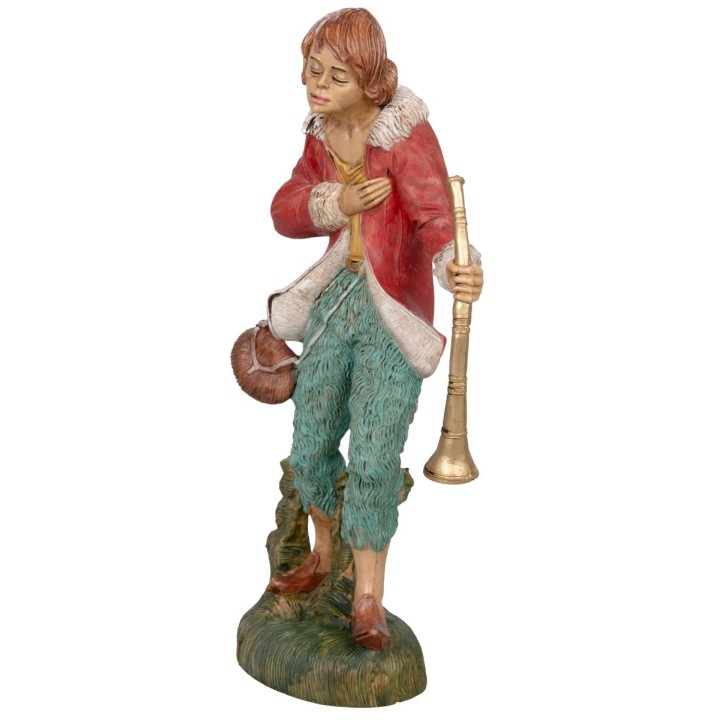 Pastore con strumento musicale 30 cm in Pvc