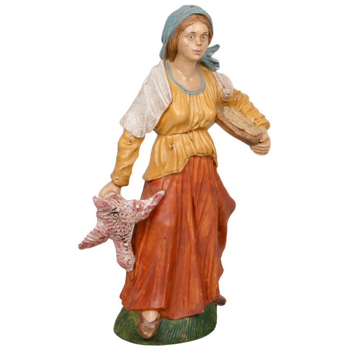 Donna venditrice 30cm in Pvc
