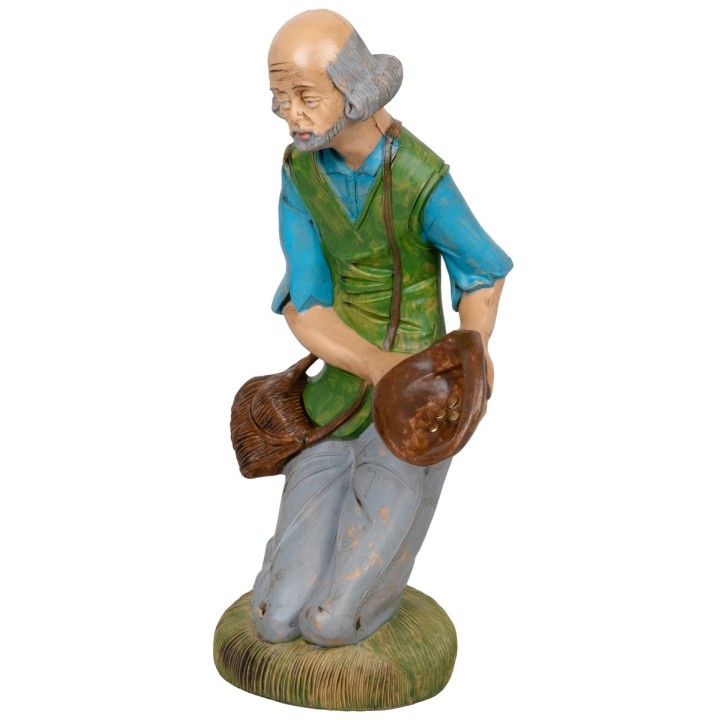 Mendicante seduto 30cm in Pvc