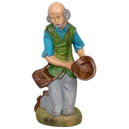 Mendicante seduto 30cm in Pvc