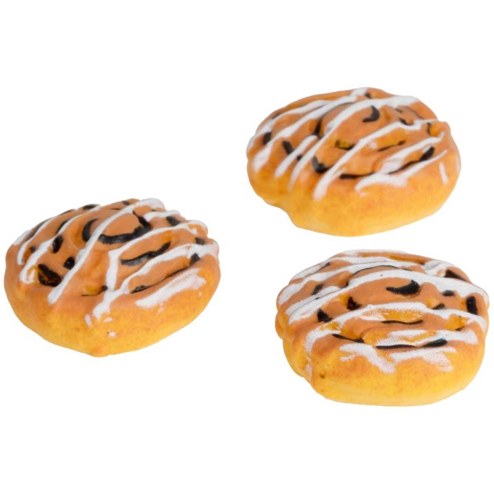 Set 3 torte girelle alla cannella ø 2 cm
