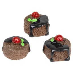 Set 3 tortini al cioccolato ø 1,5 cm