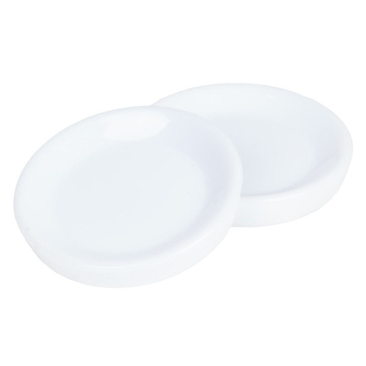 Set of 2 PVC plates ø 2.5 cm