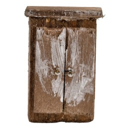Armadio legno grezzo a due ante cm 5,5 h