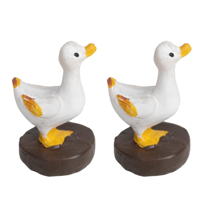 Set of 2 ducks with round base