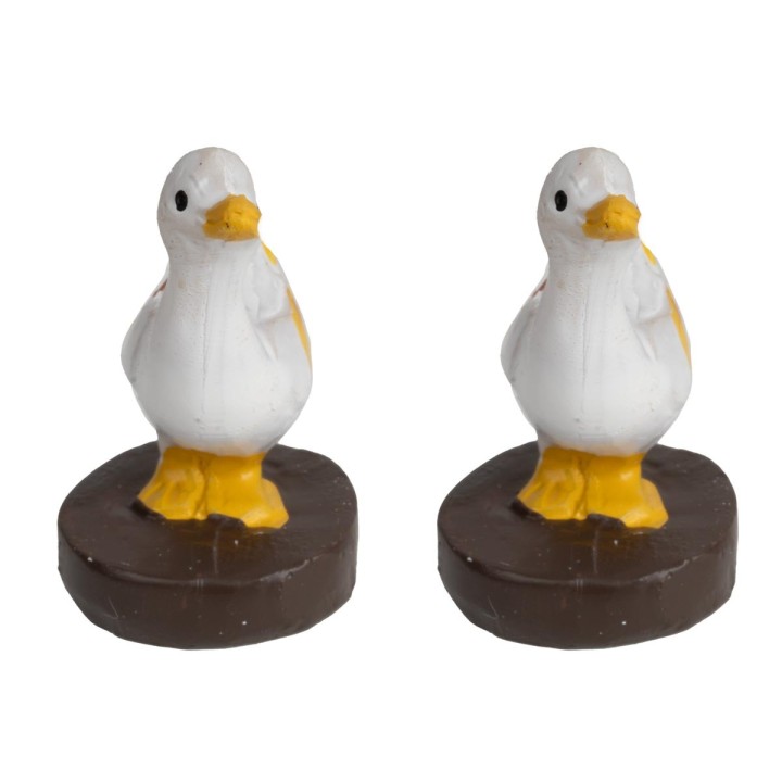 Set of 2 ducks with round base