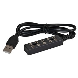 5-socket power strip with USB