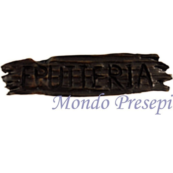 Insegna Frutteria in resina