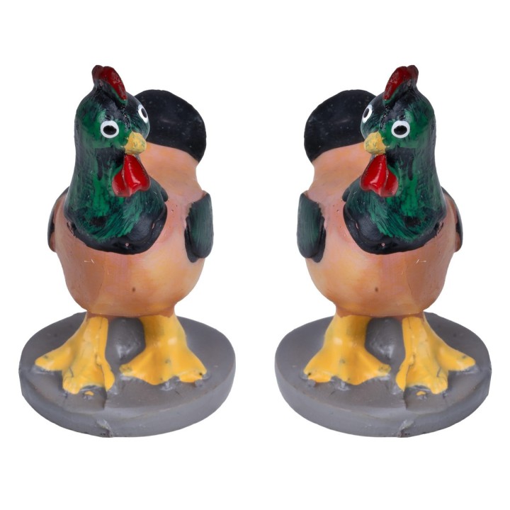 Set 2 gallinas Oliver con base