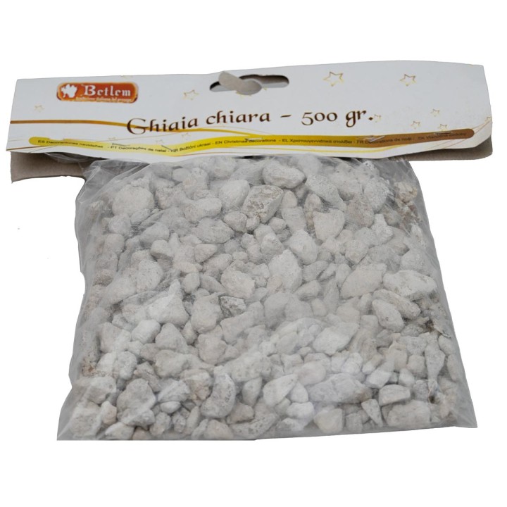 Mixed medium white gravel bag 500 gr