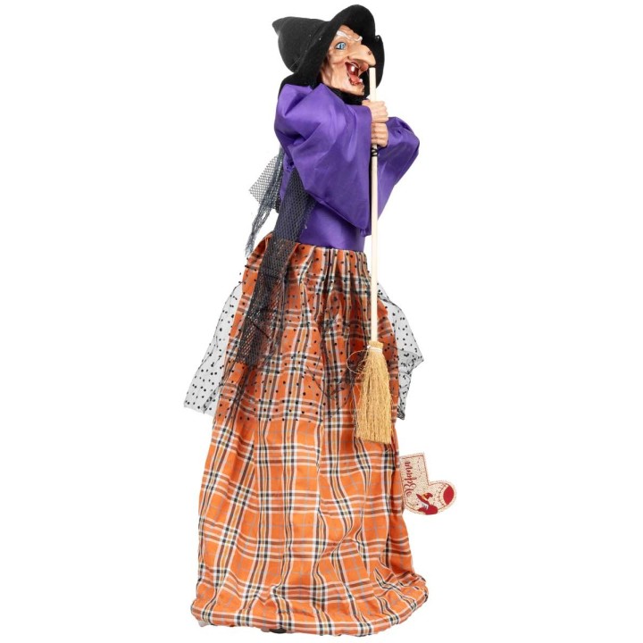 Befana with lights and sounds 70 cm