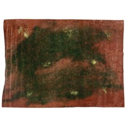 Roll of earth/moss flocked paper cm 70x50 h