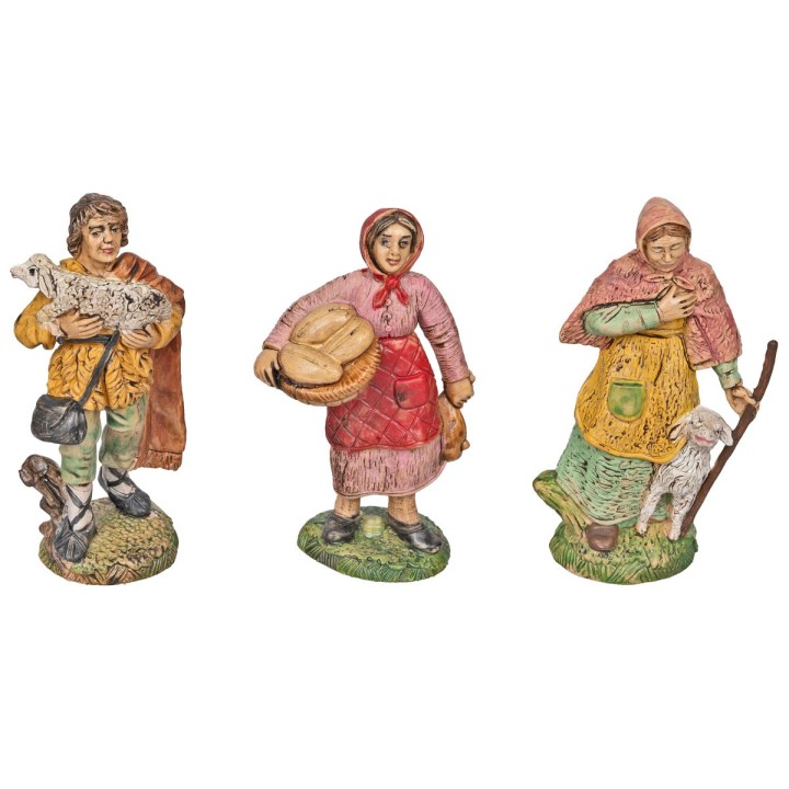 Set 6 statuine assortite 10 cm in pvc