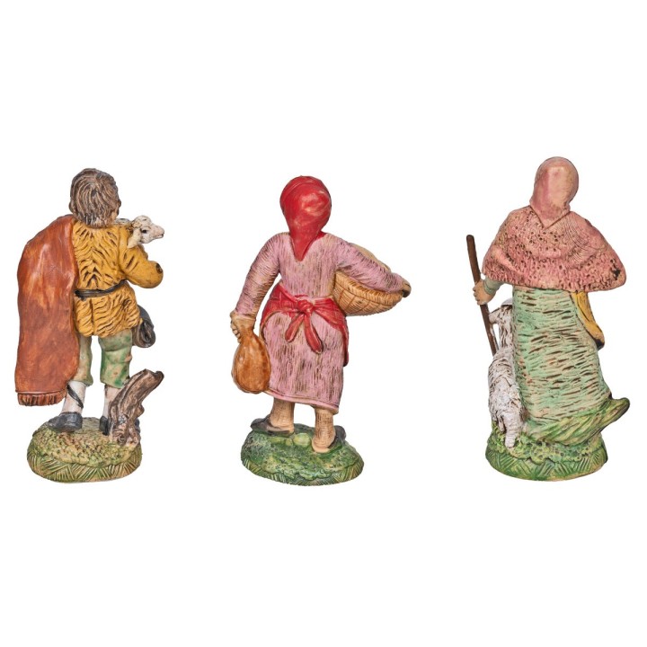 Set 6 statuine assortite 10 cm in pvc