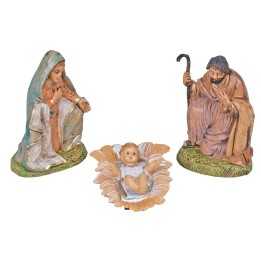 Natività 3 soggetti serie cm 10 in Pvc