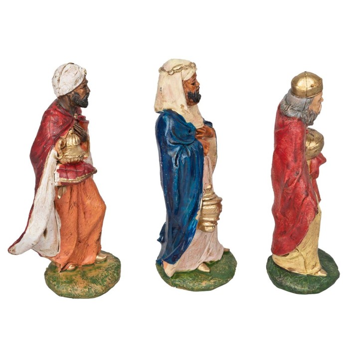 Conjunto de 3 Reyes Magos serie 12 cm en pvc