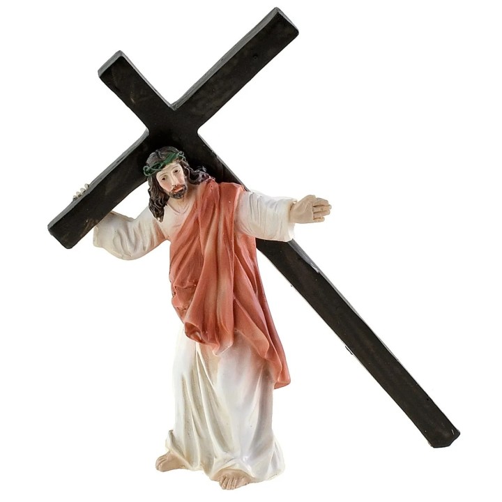 Jesús y las mujeres de Jerusalén cm 9 Figuras de Pascua