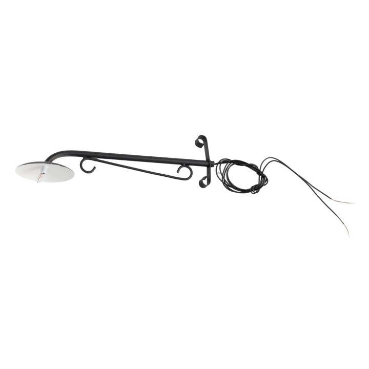 Lampione da parete 12,5 cm 12v per statue 30 cm