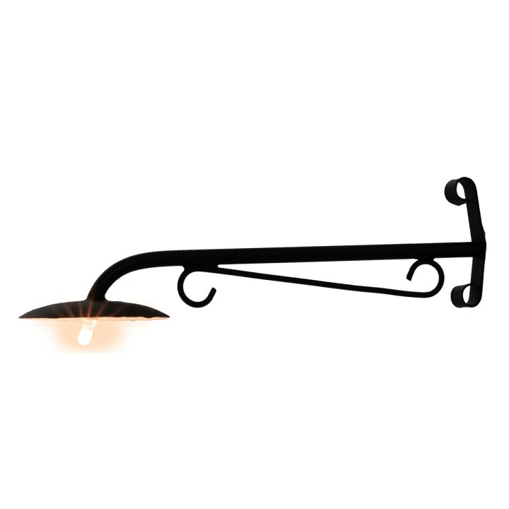 Lampione da parete 12,5 cm 12v per statue 30 cm