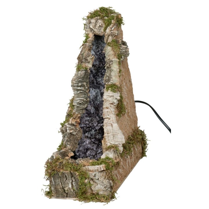 Triangular-shaped functioning waterfall cm 14x26x34 h