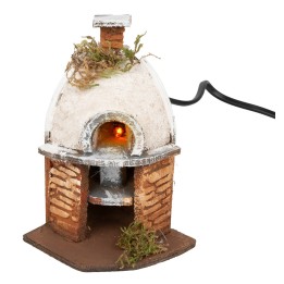 Forno con luce effetto fuoco cm 10x8x14 h