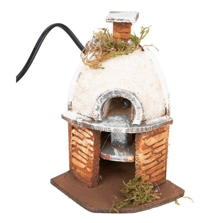 Forno con luce effetto fuoco cm 10x8x14 h