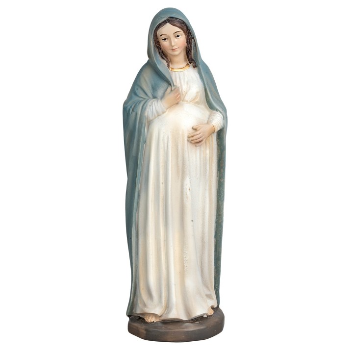 Maria incinta 20 cm in resina