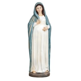 Maria incinta 30 cm in resina