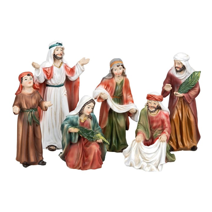 Set Entry into Jerusalem 12 cm in resin