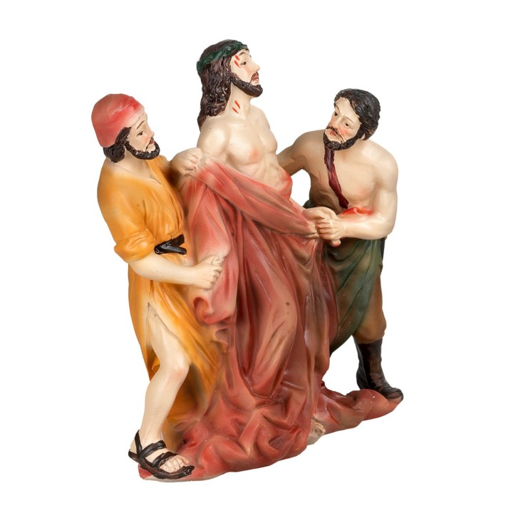 Svestizione di Cristo 12 cm in resina