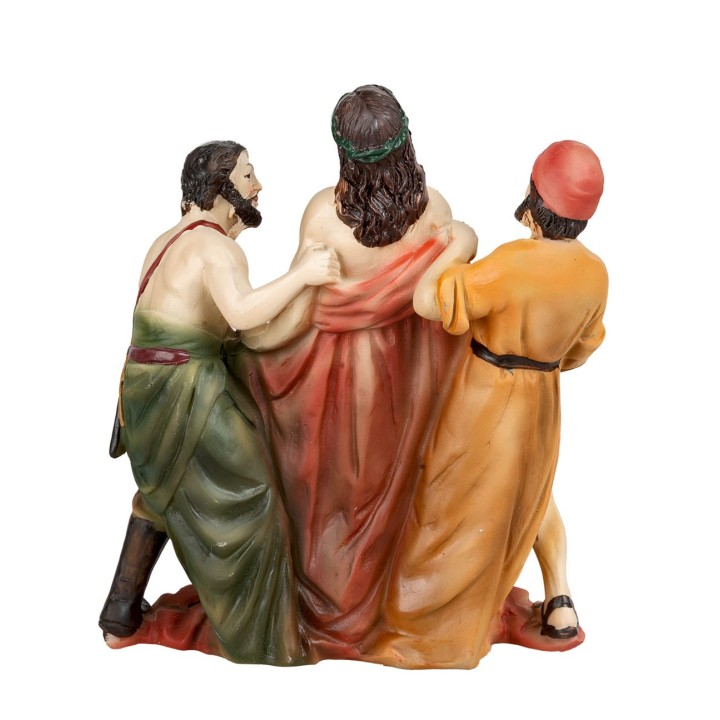 Svestizione di Cristo 12 cm in resina