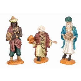 Conjunto de Reyes Magos árabes serie Oliver 9 cm