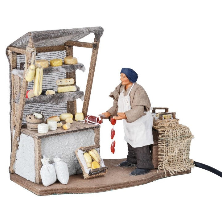Formaggiaio con banco serie 12 cm in movimento
