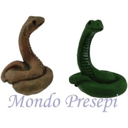 Conjunto de 2 serpientes de resina