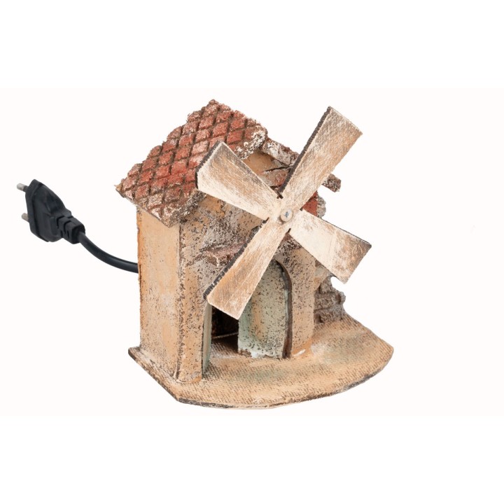 Mulino a vento funzionante cm 11,5x8,5x12,5 h