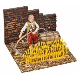 Farmer harvesting in the field 10 cm Landi series