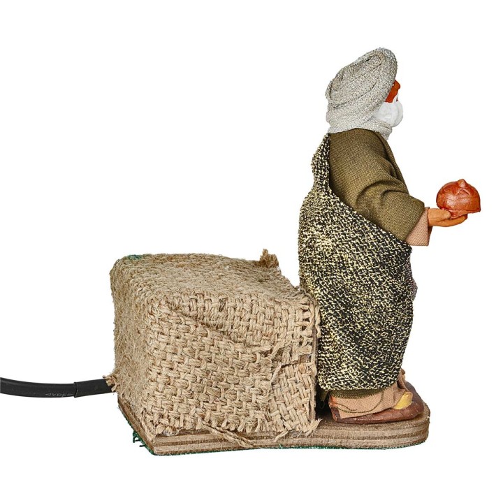 Conjunto de tres Reyes Magos en movimiento 12 cm