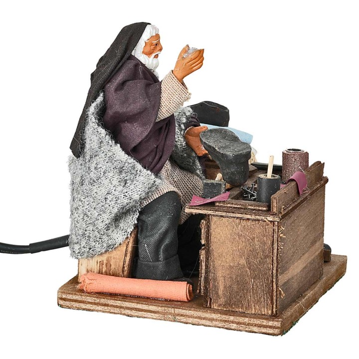 Cobbler at work with movement 12 cm