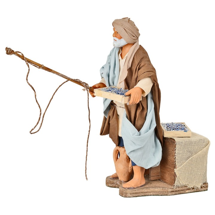Pescatore in movimento 14 cm